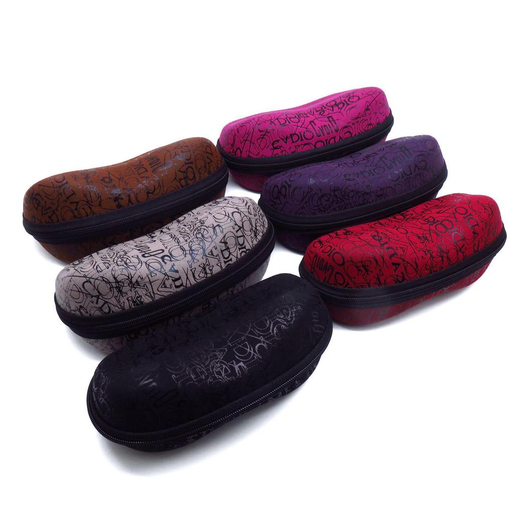 Cycling Sports Zipper Sunglasses Storage Case - EVA Black