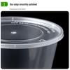 Thickened Disposable PP Plastic Round Soup Bowls with Lids