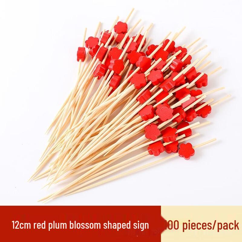 Oeny Kids Disposable Bamboo Fruit Skewers 3-pack