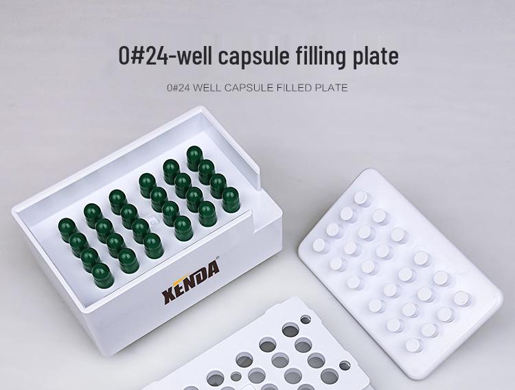 24-Hole Capsule Filling Tool and Powder Filling Plate