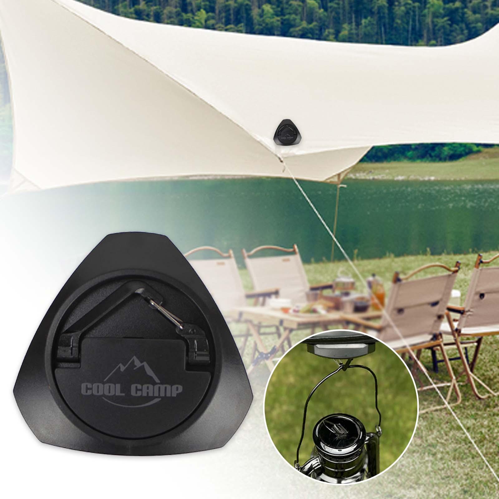 

Магнитный крючок для навеса палатки, крючок для подвешивания лампы для кемпинга, палатки, барбекю, рыбалки чёрный