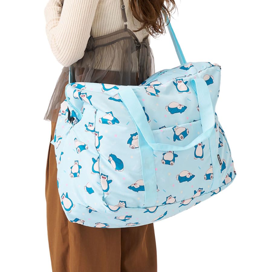 Pokemon Carry-On Bag that can be stored in a pouch, 45L, Snorlax | Pokemon Travel Goods, Travel Supplies, Travel Accessories