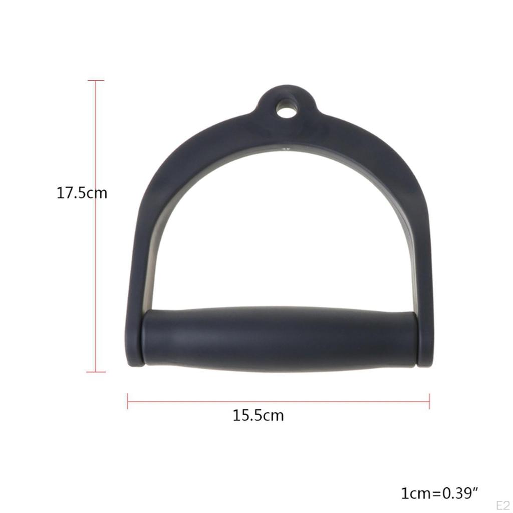 Triceps Rope Pull Down Handle D-Handle Machine Attachments for Push Downs