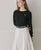 Our Hope Belt Set Midi Pleated Elastic Skirt - White