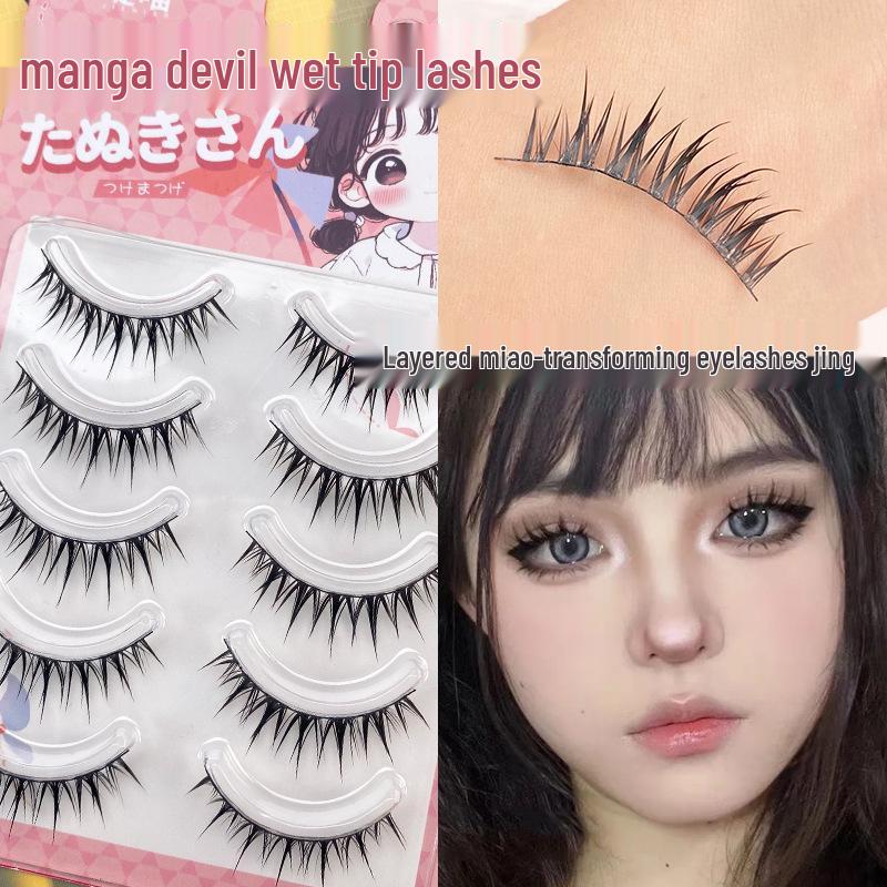 Клей для ресниц Sunflower Lazy Three-Step Hard Stem Natural Cluster