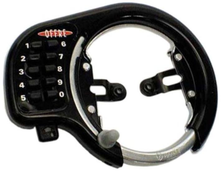 

CAPTAIN STAG Offle Circle Lock Button Type Black Y-4473