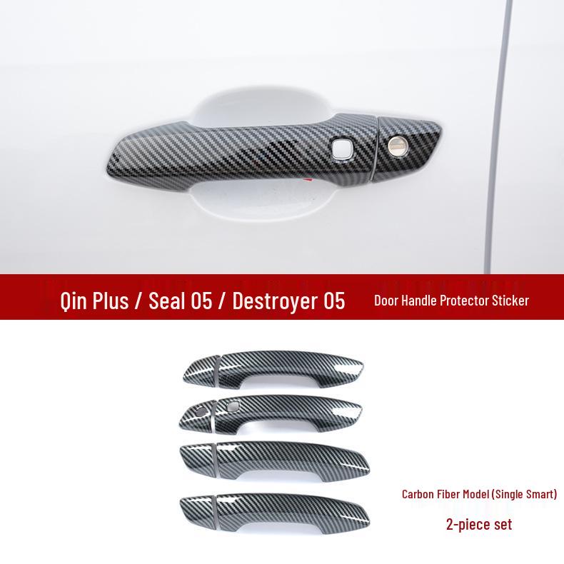 BYD Qin Plus Seal 05DMI Destroyer 05 Car Door Handle Protection & Black Cover Sticker