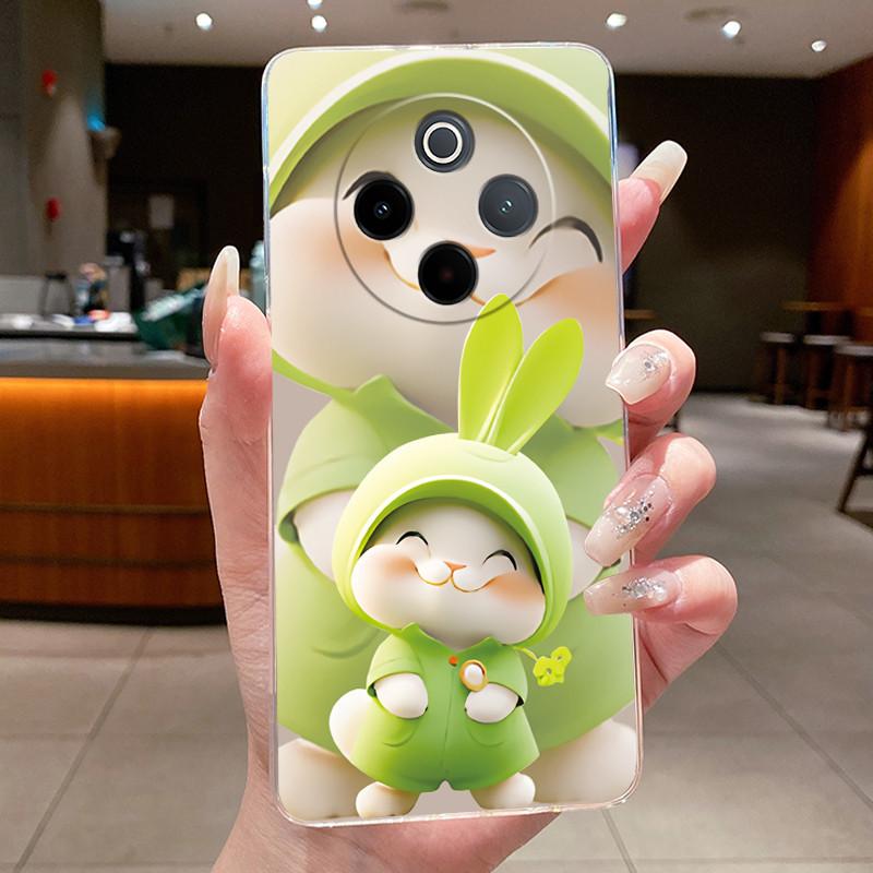Shockproof Soft Phone Case For Vivo iQOO Z10/Y300 Pro/Y300 Pro+ Plus/T4 Unique Design Elegant Pattern TPU Transparent Casing