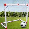 1 Set Mini Football Toy Portable Folding Soccer Goal Training 56/86/106/120cm Children Soccer Goal Net Ball Pump Post Outdoor Games