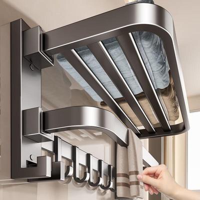 Bohrloser Handtuchhalter aus Weltraumaluminium