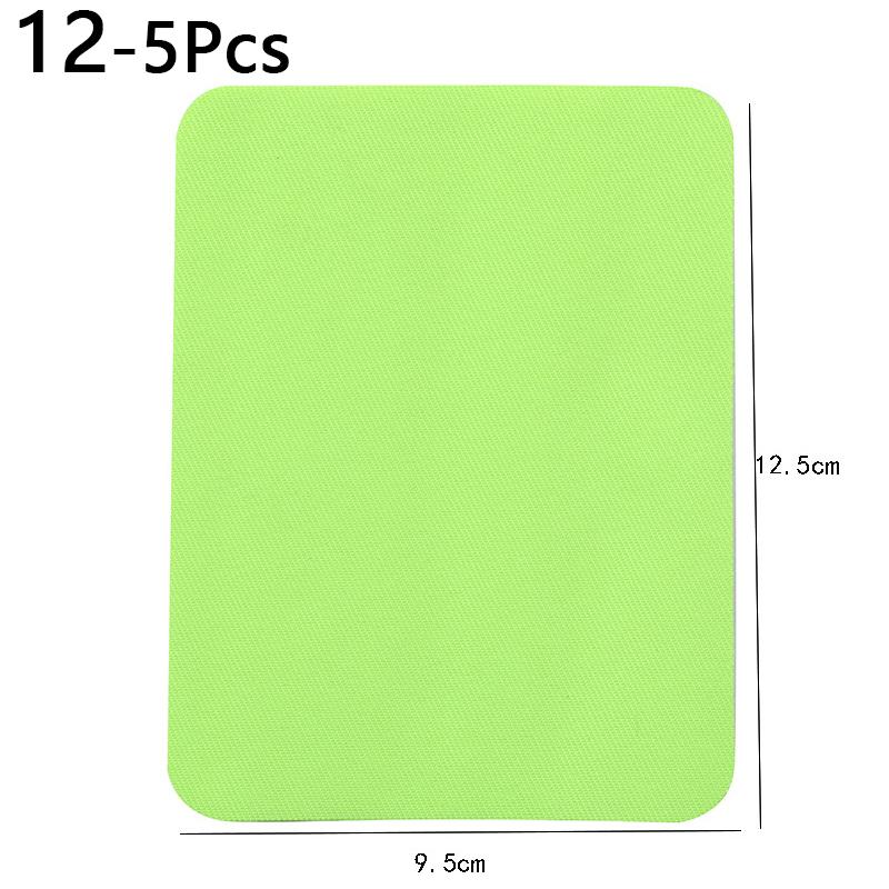 Buy 5PCS Handmade Repair Kit Solid Color Fix Rips Holes Patch For