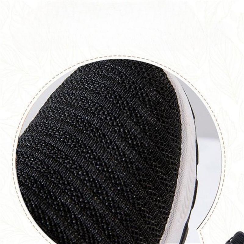 Nové ležérní tenisky Flyknit Dámské Lehké Měkká podrážka Boty pro maminky Módní Kokosové boty