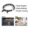 Adjustable Dog Prong Collar with Quick Release Buckle Safe Effective Training Pet Collar for Small To Large Dogs