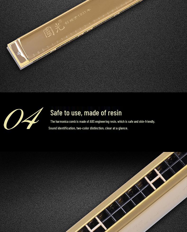 28otvorová harmonika s širokým rozsahem a dvojitým jazýčkem v ladění C pro studenty, začátečníky i profesionály