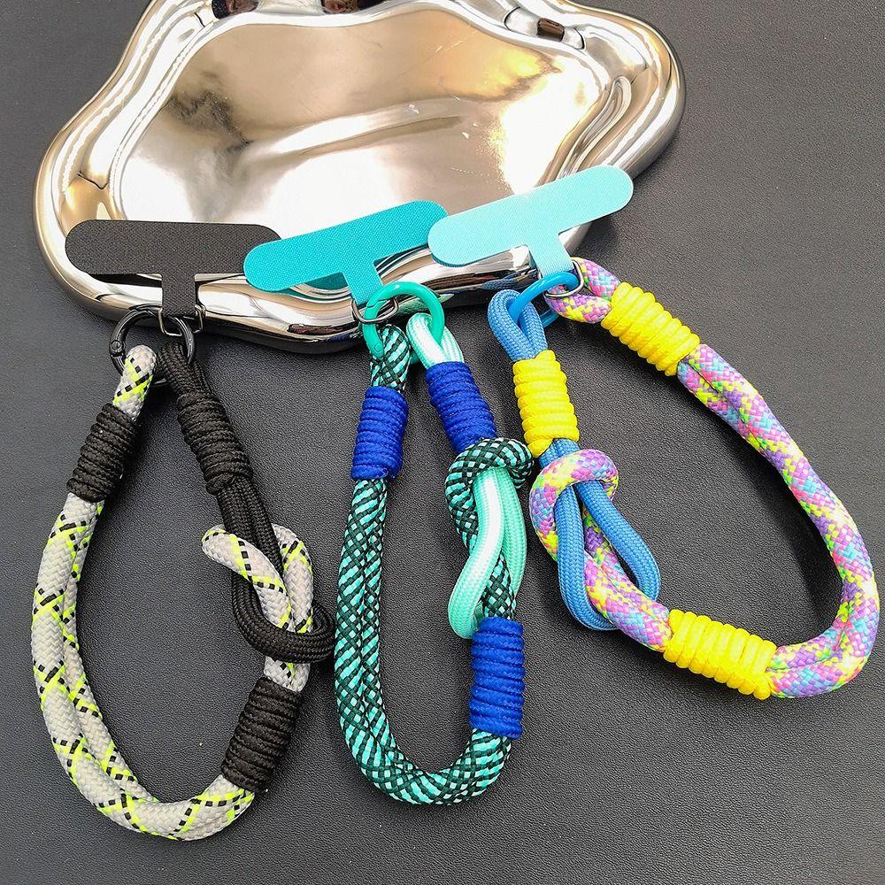 Anti-lost Braided Phone Lanyard Handwoven Hanging Cord Camera Hanging Rope  Phone Charm Accessories