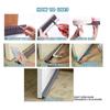 DIY Single Side Door Seam Draft Stopper Adjustable Wear-resistant Leather Door Seal Strip NEW High Quality Durable
