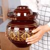 Traditional Sichuan Earthenware Pickle Jar with Lid