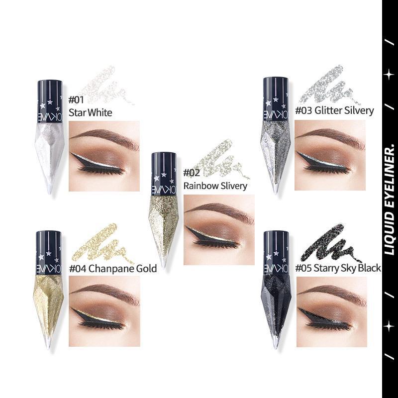 LOOKAVE Starry Sky Shimmer Eyeliner - Mini Diamond Pearlescent LK48E