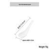 Qianxing White Melamine Short Flat-Bottom Spoons
