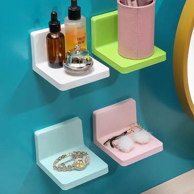 Multifunktionales Wandmontiertes Lagerregal Organizer DIY Seifen Schwammhalter Küchen Badezimmer Zubehör Regale Regal Badezimmer