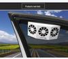 Summer Solar Car Cooling Fan: Ventilates and Circulates Interior Air