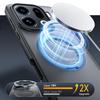 360° Rotating Magnetic Metal Stand Phone Case For OPPO Find X9 Pro X9s X9Ultra Translucent Frosted Shockproof Cover Coque Fundas