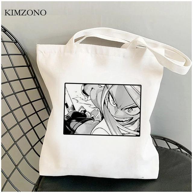 My Hero Academia Shopping Bag Reusable Shopper Bolsa Bolsas De Tela Shopper Tote Bag Shoping String Sac Cabas Grab