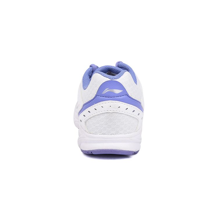 LiNing Lightweight Breathable Casual Running Shoes Women Sneaker White Purple ARBJ066-1