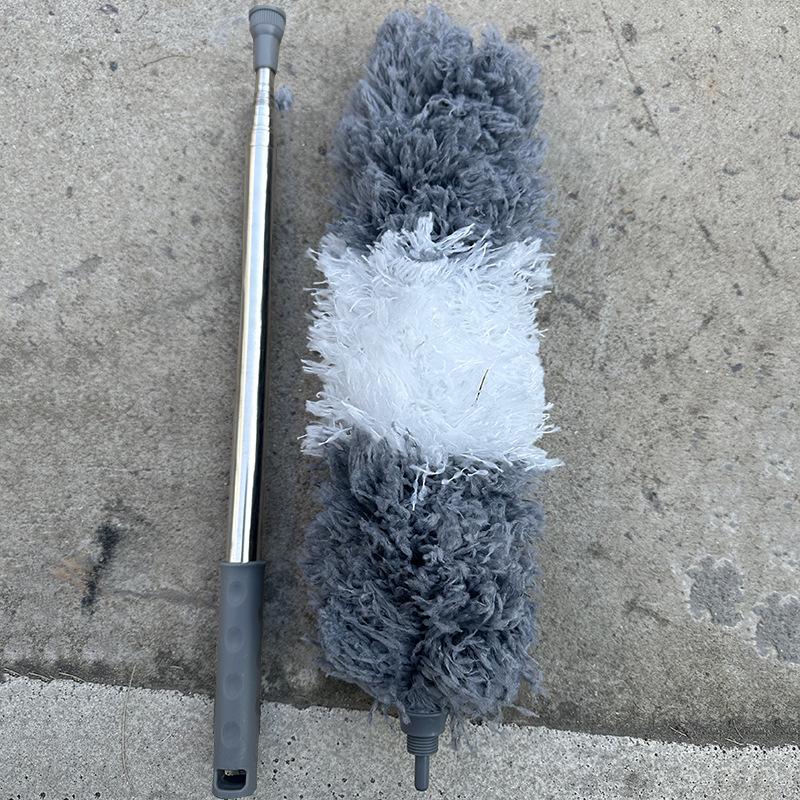 Telescopic Electrostatic Feather Duster for Ceiling and Cobweb Cleaning