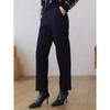 JUZUI Women's Classic Wool Blend Fleece-Lined Commuter Casual Pants JWED11034