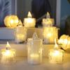 24Pcs LED Electronic Candle Safe Realistic Flameless Battery-powered Candle Light for Home Festival Decoration