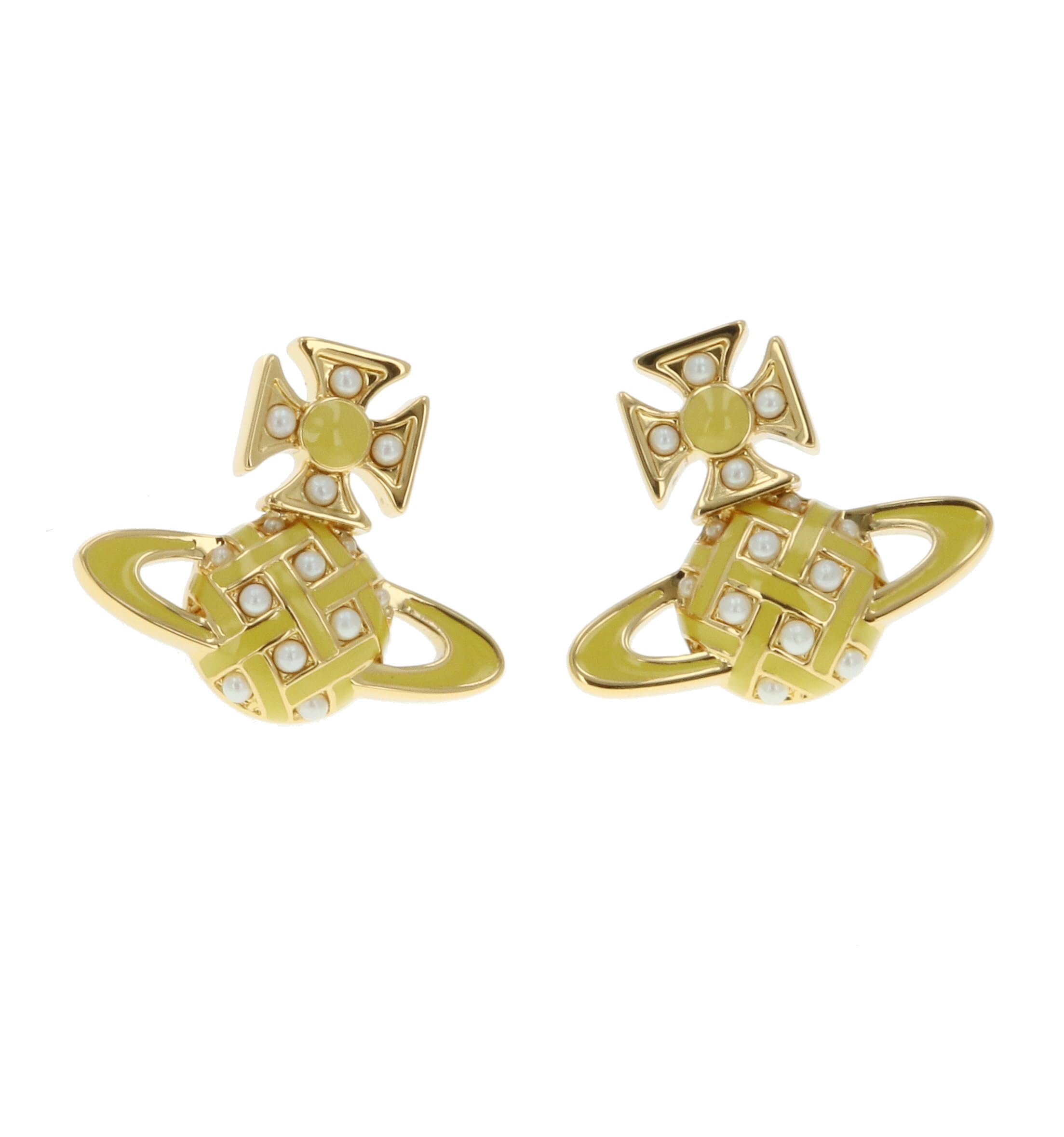 

Vivienne Westwood CASSIE Bass Relief Brass Women s Earrings, 62010352/02R776 [Used]