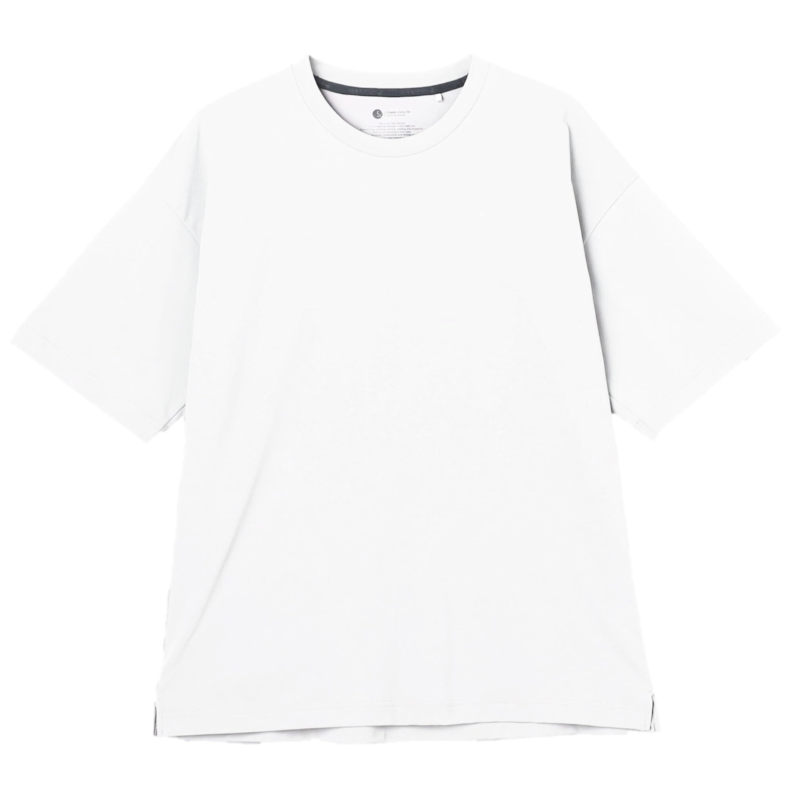 

Mizuno Anti-Sweat Outdoor T-Shirt, Sweat-Wicking, Quick-Drying, Marshmallow White, B2MAB137