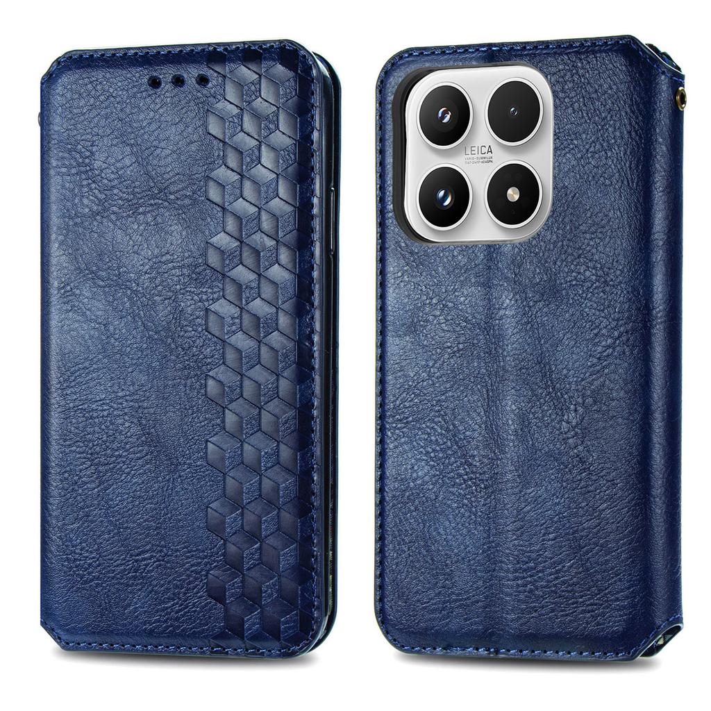 Für Xiaomi 17 Hülle Rautenprägung PU-Leder Brieftasche Handyhülle