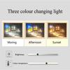 INS Deco Led Light Painting USB Plug Dimming Wall Artwork Table Lamp Gift Indoor Sunlight Window Wooden Photo Night Luminous