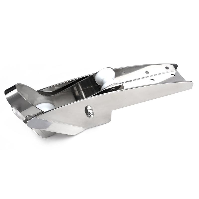 HANSE MARINE Boat Parts Stainless Steel Selflauching Anchor Bow Roller Mirror Polished for Marine Boat Yacht
