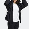 Adidas Neo Woven Hooded Sports Jacket Women Jackets Black HF7277