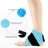 Ankle Ice Pack Wrap for Foot Discomfort Reusable Gel Cold Hot Compression Therapy for Swelling Plantar Fasciitis Achilles Tendonitis Sprained