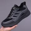 Autumn New Black Lace-up Shoes Lightweight Soft-soled Sports Shoes Simple and Comfortable Casual Shoes