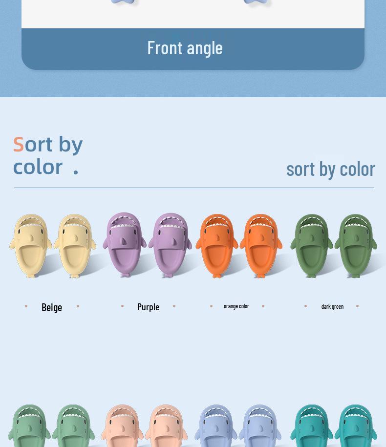 Shark Summer Slippers: Non-Slip Thick Sole for Men and Women, Indoor and Outdoor Wear.