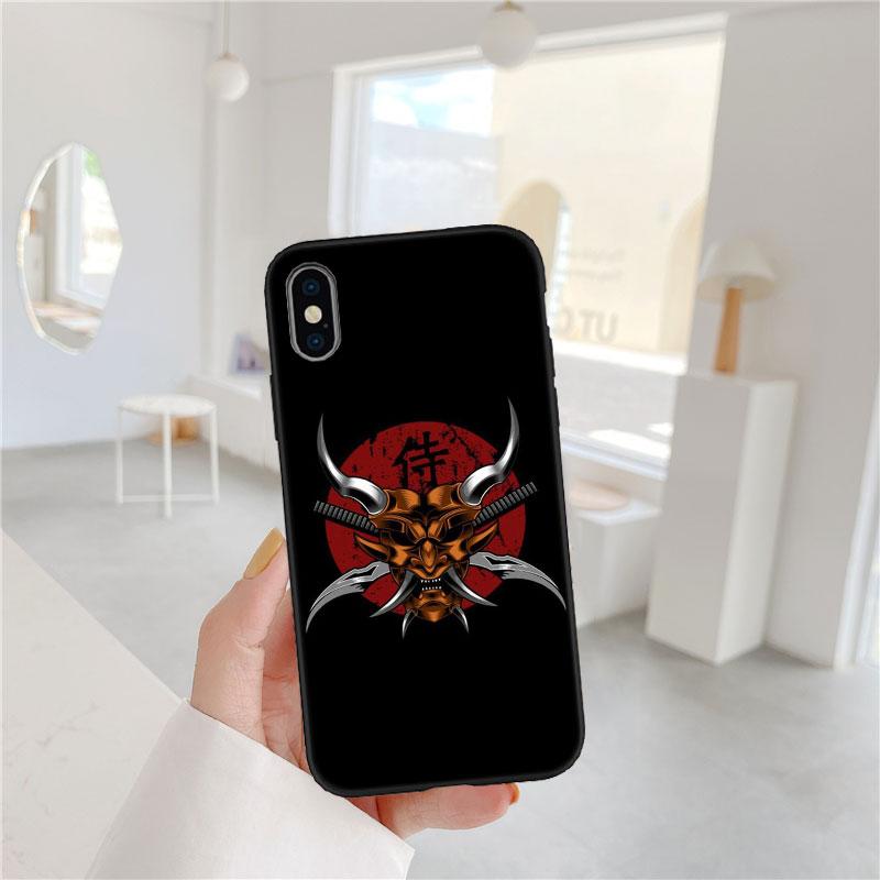 MY17 Japan Samurai Mask Phone Case for Samsung Galaxy A11 A12 A13 A15 A52S A53 A55 A56 A70 A71 A72 A73 F06 F16 F56 S10 Plus S10e