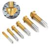90 Degree Three Blade Full Grind Chamfer Cutter for Hole Enlargement Deburring Spot Facer Drill 6pc Woodwork Drill Bit Tool Set