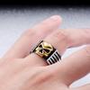 European and American Motorcycle Men's Skull Bracelet Ring