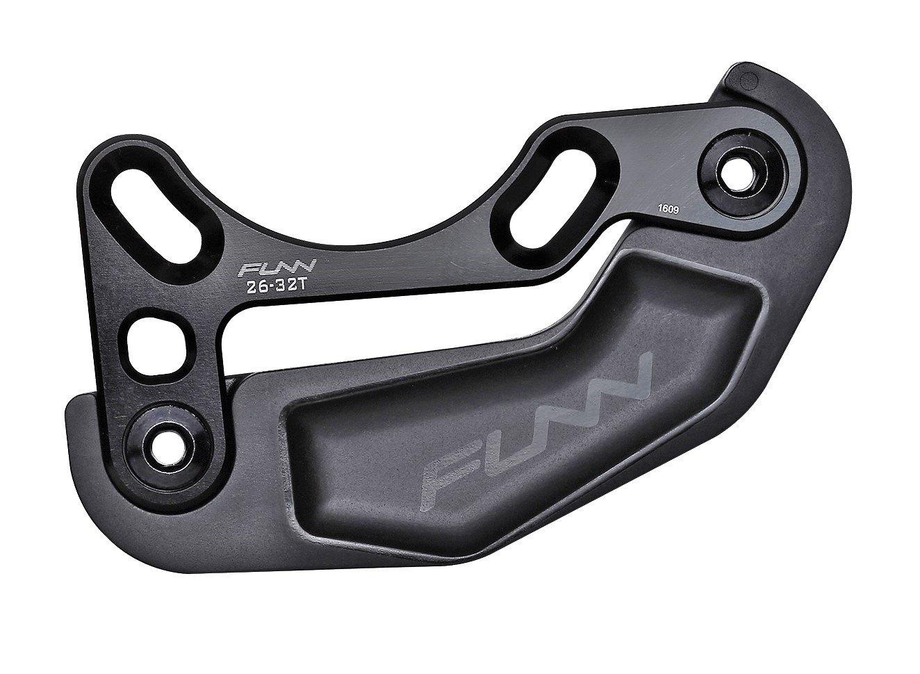 

Funn Zippa Bash Bicycle, MTB Bash Guard, 26T-32T, Chainring Protector unique чёрный