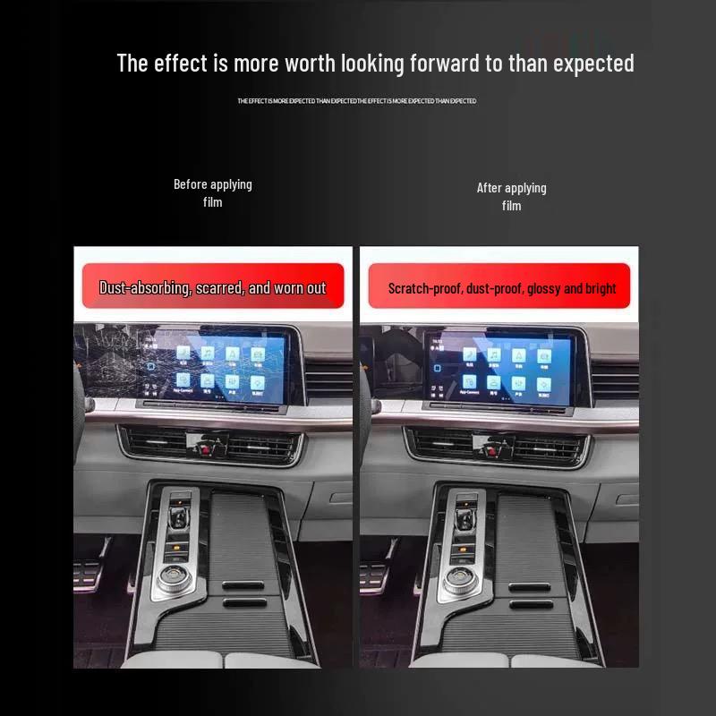 Volkswagen Talagon 23-24 Center Console Protective Film Sticker