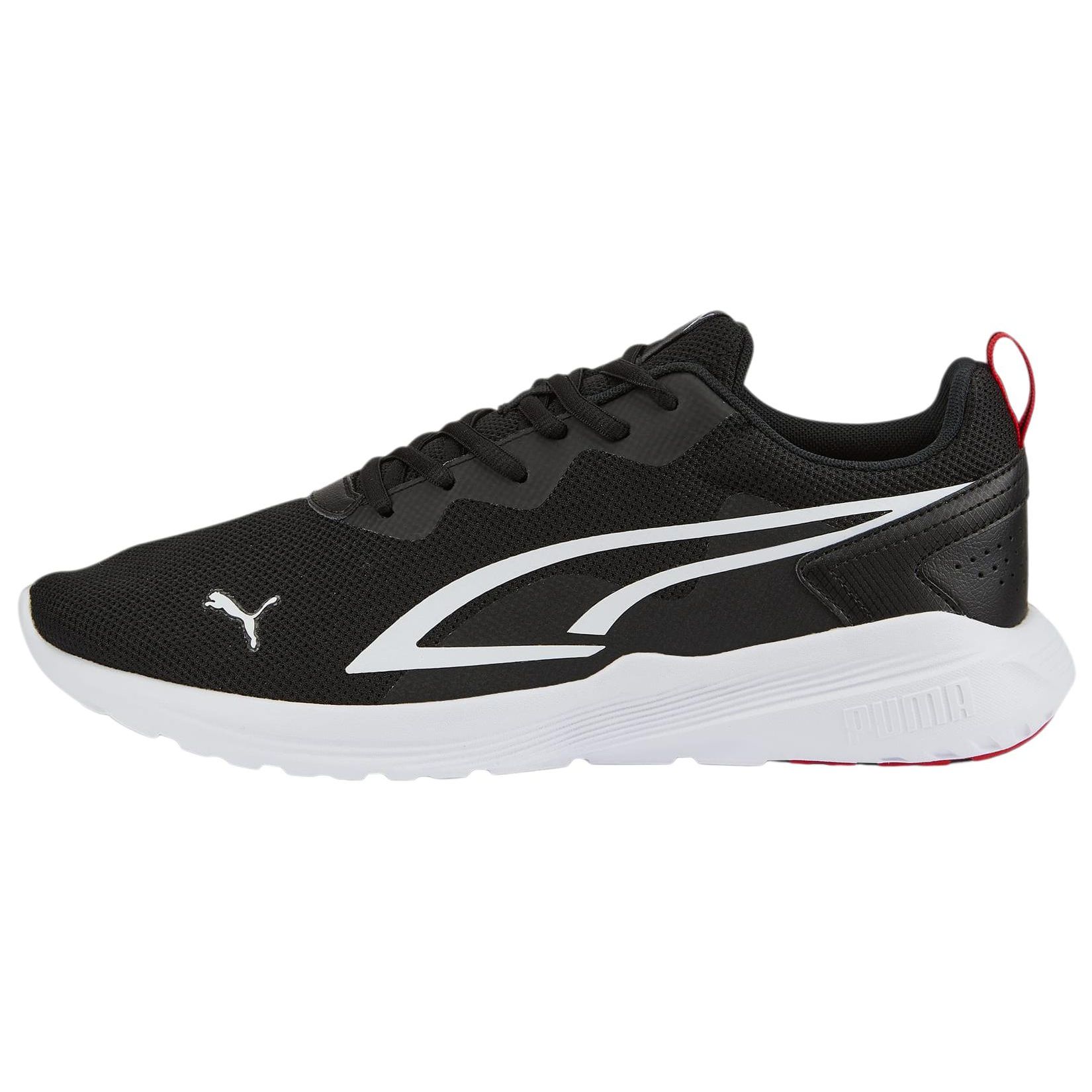 Puma All-Day Active Unisex Black White Red 386269-03 EU 37.5
