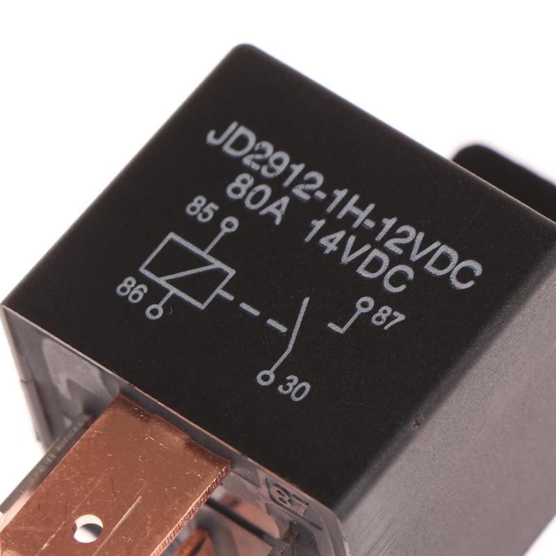 1 Set Head Light Air Conditioner Motorcycles Dc12V Dc24V Relay 80A 4/5 Pin Waterproof Automotive Relay With Wired Socket