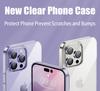 Transparent Phone Case For iPhone 16 11 12 13 14 15 Pro Max Soft TPU Silicone For iPhone XS Max XR 8 7Plus Back Cover Clear Case