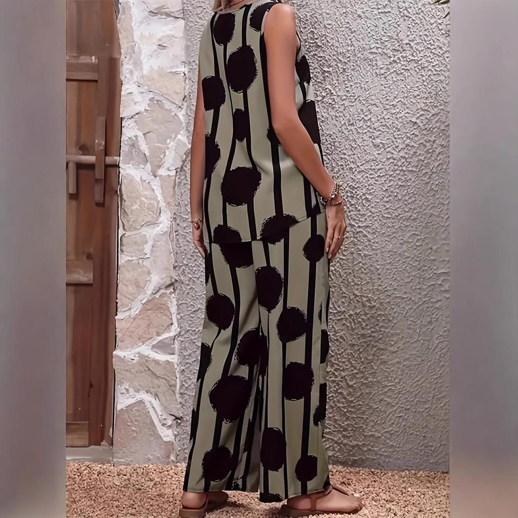 Women's Fashion Summer Tank Top Pantsuit
