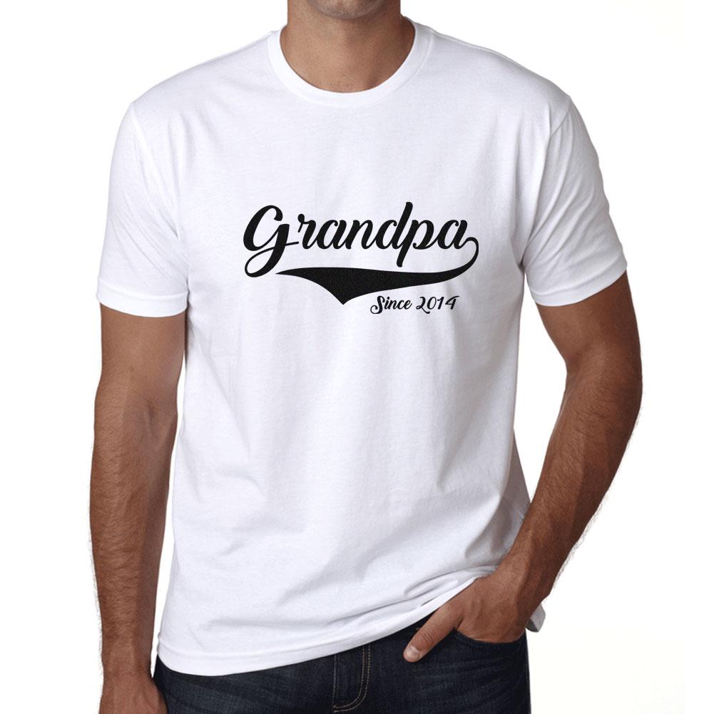 ULTRABASIC - Men’s Graphic T-Shirt Grandpa Since 2014 T-Shirt Funny